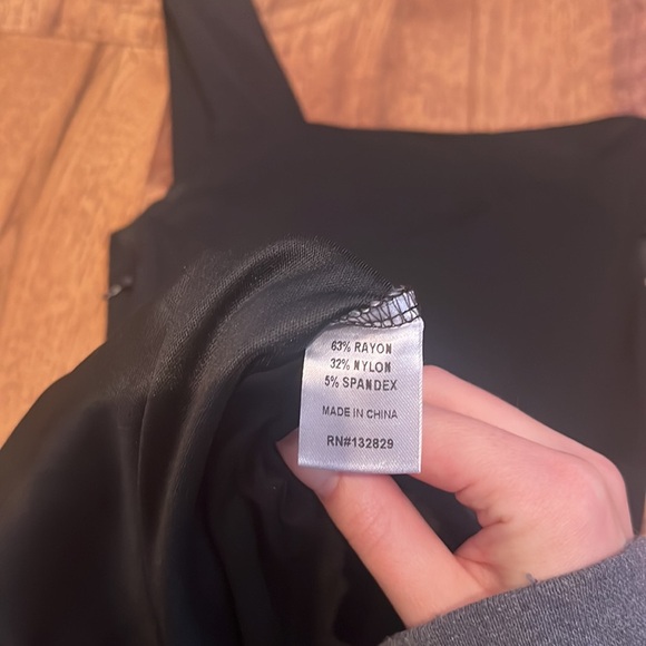 Super Down Woman’s Black Asymmetrical Dress Size XXS - Picture 5 of 5